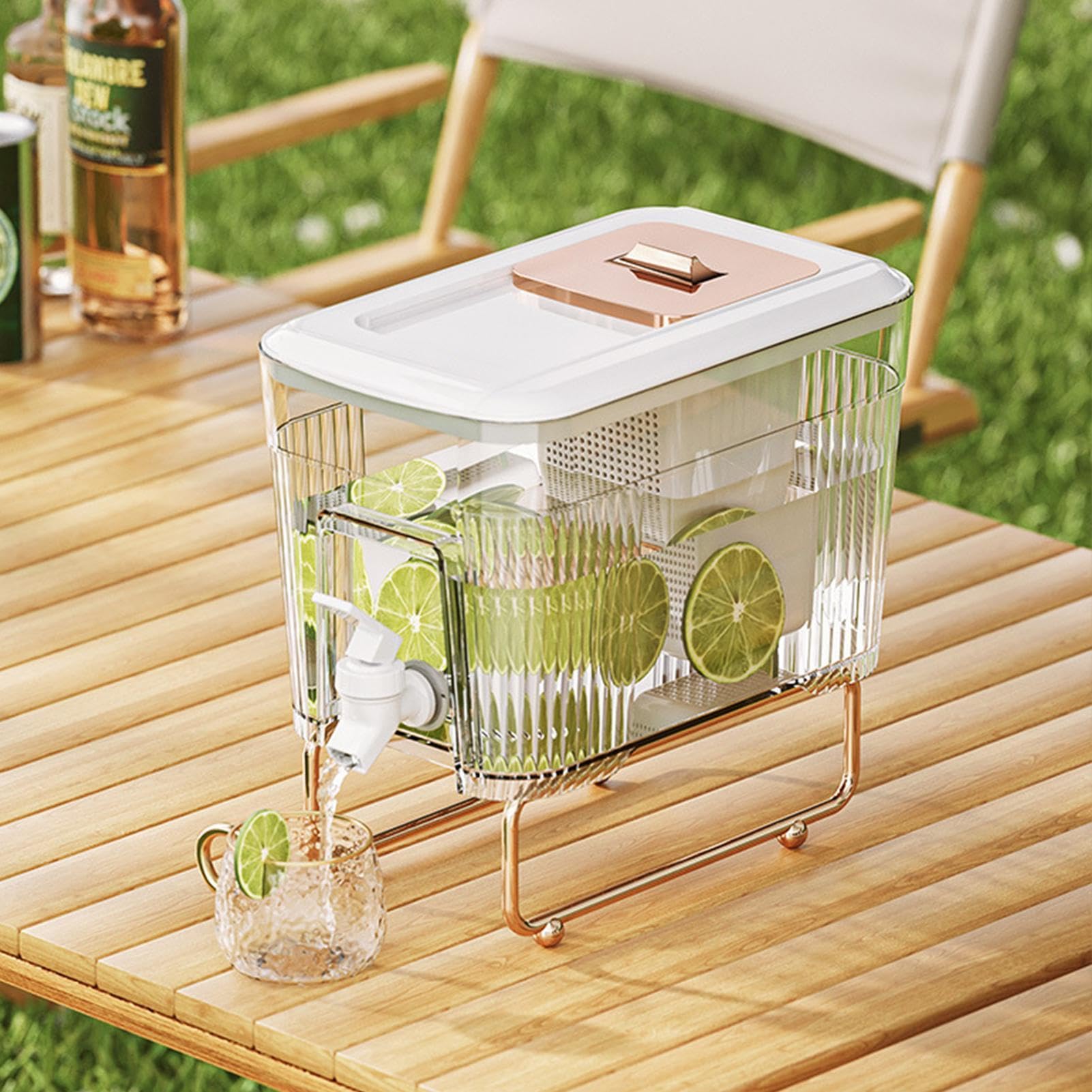 Amazon｜お茶 ボトル 水出しポット 卓上ウォーターサーバー 6リットル